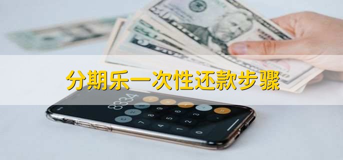 分期樂(lè)一次性還款步驟