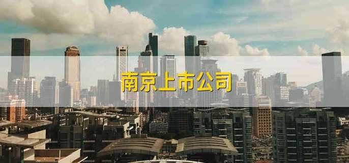 南京上市公司