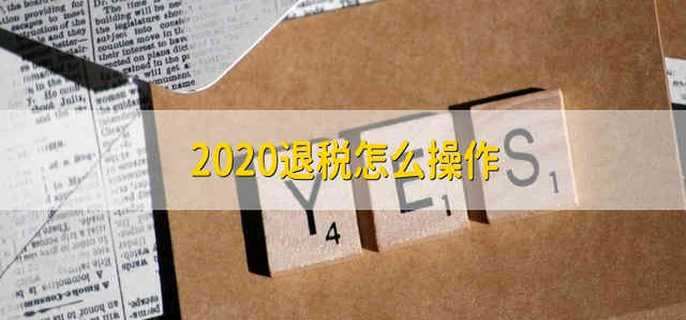 2020退稅怎么操作