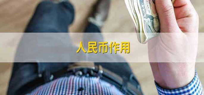 人民幣作用