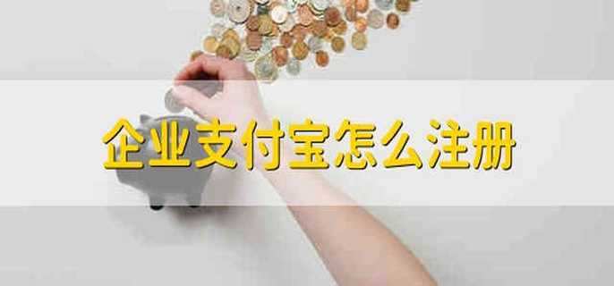 企业支付宝怎么注册