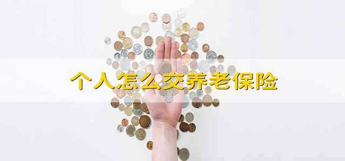 個(gè)人怎么交養(yǎng)老保險(xiǎn)