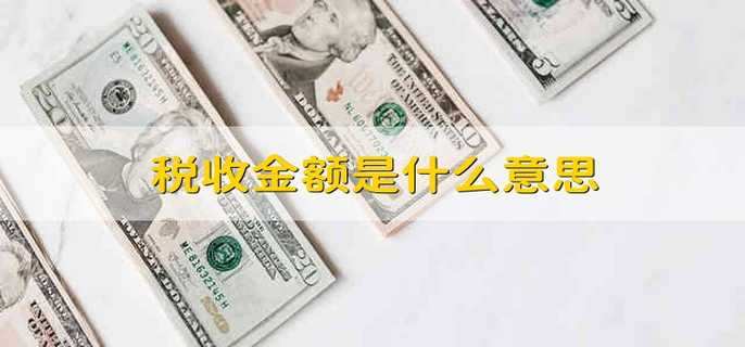 税收金额是什么意思