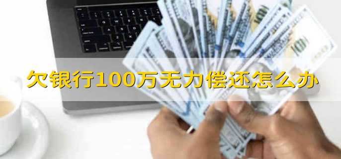 欠银行100万无力偿还怎么办