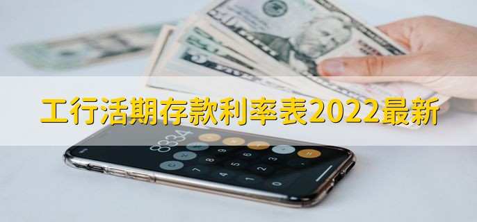 工行活期存款利率表2022最新，利率为0.3%