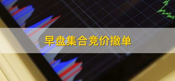 早盘集合竞价撤单，为9点15到9点20