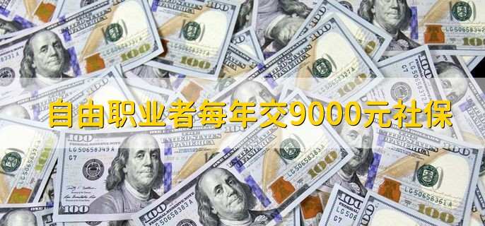 自由职业者每年交9000元社保，能领多少要依据当地政策计算