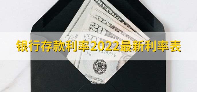 银行存款利率2022最新利率表