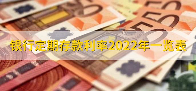 银行定期存款利率2022年一览表，各家银行存款利率一览