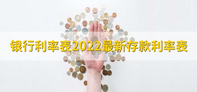 银行利率表2022最新存款利率表