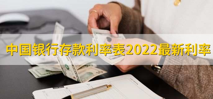 中国银行存款利率表2022最新利率，有以下六种
