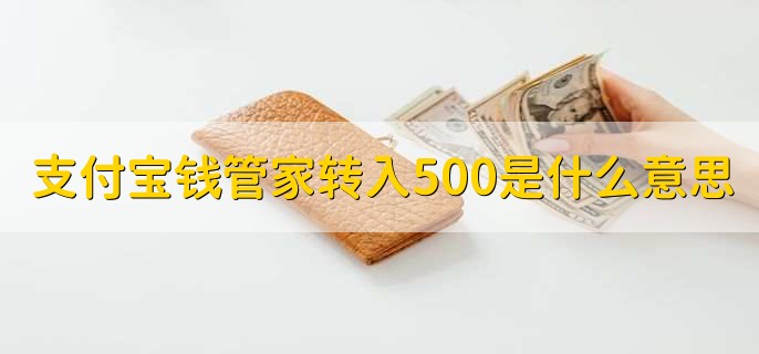 支付宝钱管家转入500是什么意思，用户转入500到钱管家中