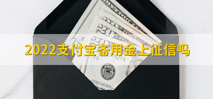 2022支付宝备用金上征信吗，不上