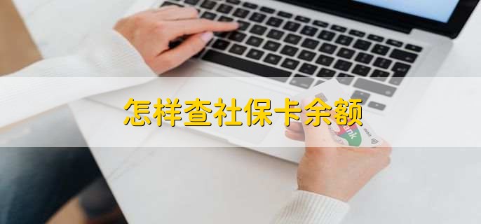 怎样查社保卡余额，有以下两种方法