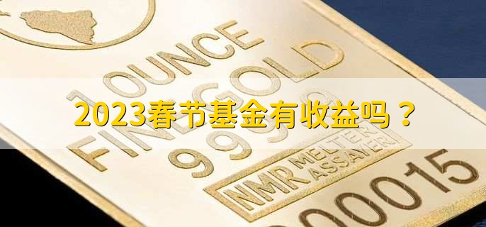 2023春节基金有收益吗，货币基金和债券基金有收益