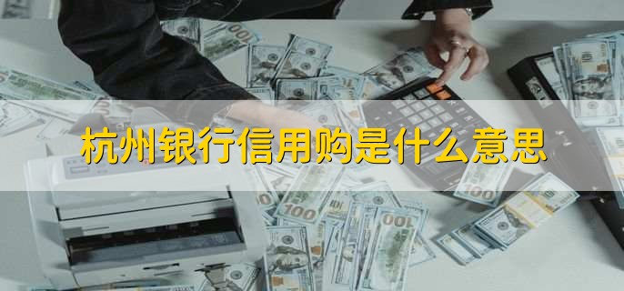 杭州银行信用购是什么意思