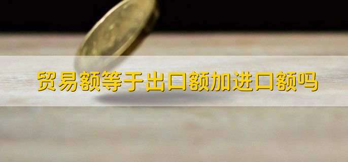 贸易额等于出口额加进口额吗，不一定