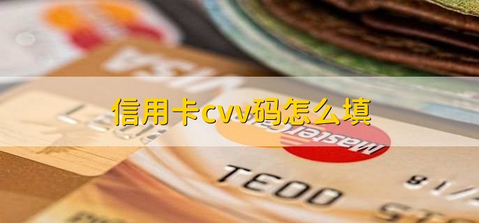 信用卡cvv码怎么填