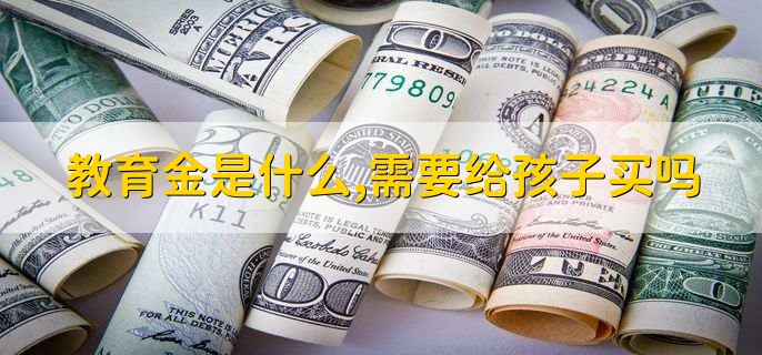 教育金是什么，需要给孩子买吗