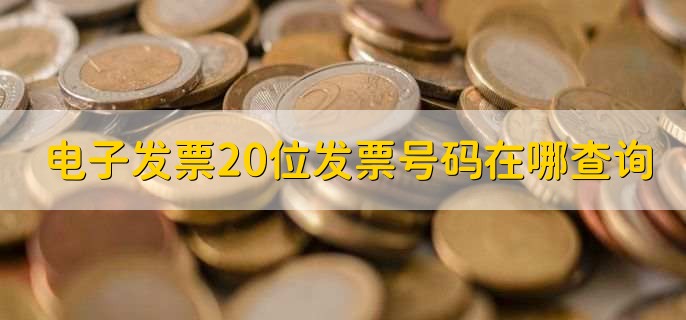 电子发票20位发票号码在哪查询，有以下3点