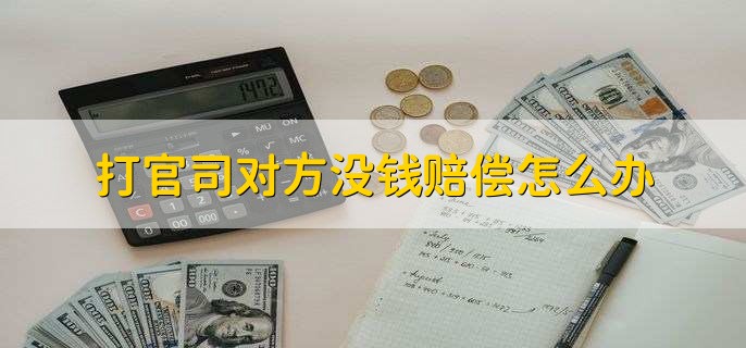 打官司對方沒錢賠償怎么辦