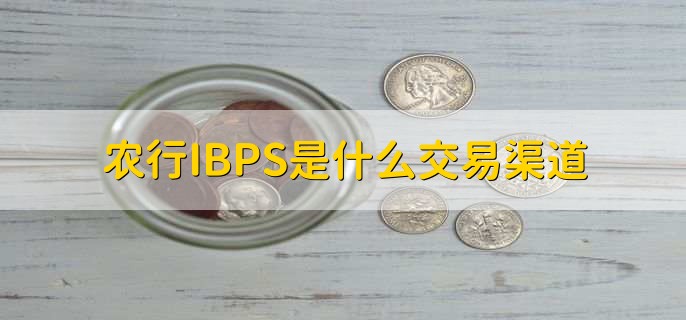 農(nóng)行IBPS是什么交易渠道