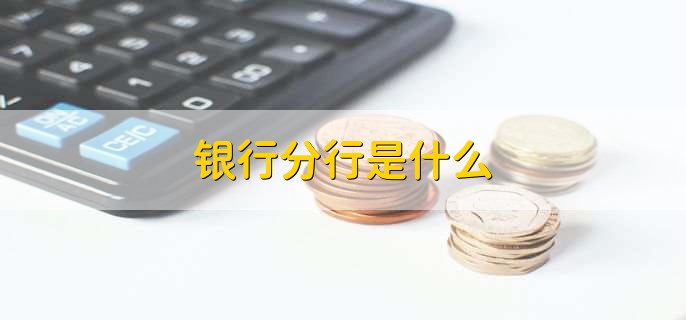 銀行分行是什么