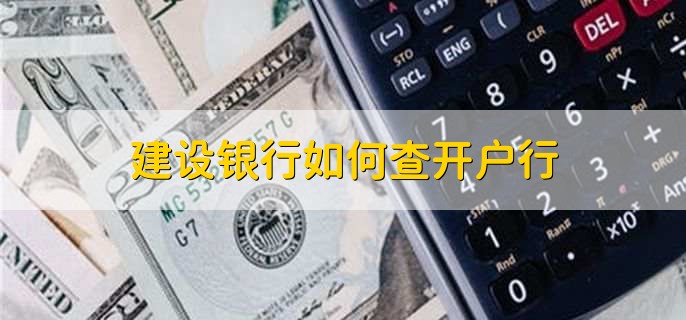 建设银行如何查开户行
