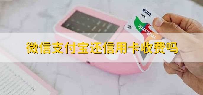 微信支付寶還信用卡收費(fèi)嗎
